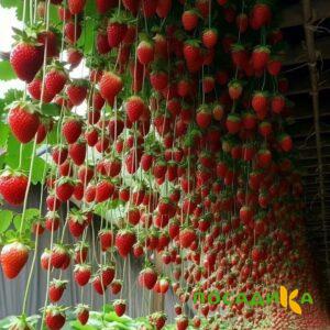 Клубника ампельная Анастасия купить по цене от 370р. в интернет-магазине «Посадика» с доставкой почтой в в Микунье и по всей России – [изображение №1].